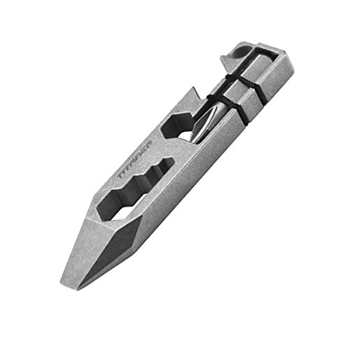 Titaner Titanium Multitool Pry Bar Bottle Opener Screwdriver Wrenc...