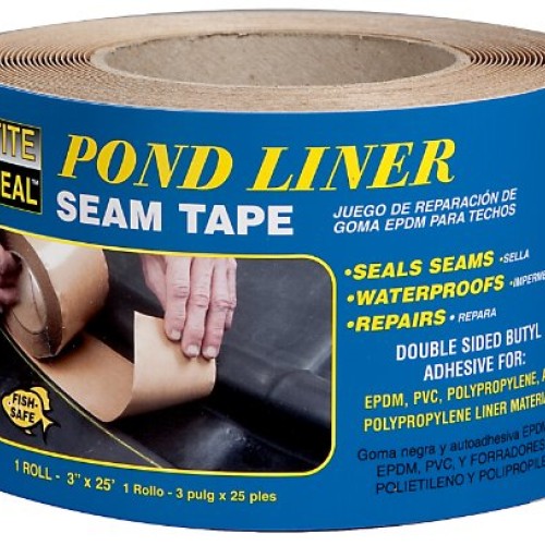 Tite-Seal PLST325 Self Adhesive Double Sided Butyl Pond Seam Tape,...