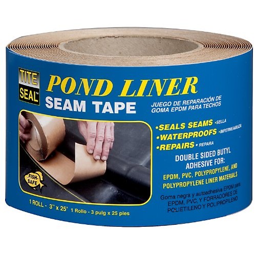 Tite-Seal PLST325 Self Adhesive Double Sided Butyl Pond Seam Tape,...