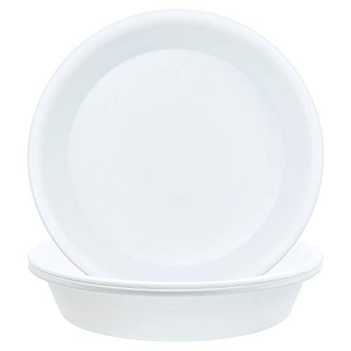 3 Pack Plant Saucer Heavy Duty Sturdy Drip Trays for Indoor and Ou...