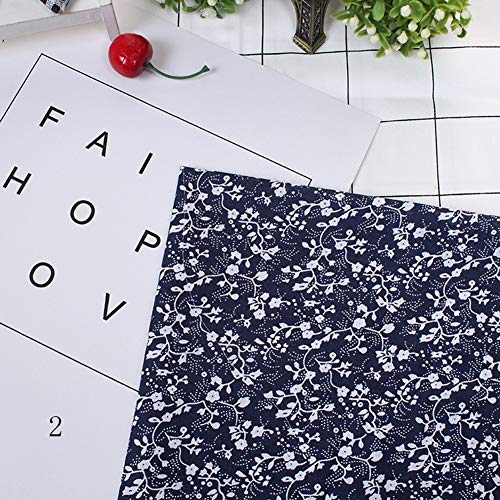 TJK 7pcs Quilting Fabric- Fat Quarters Fabric Bundles- 100% Cotton...