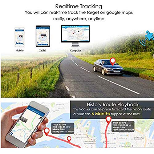 TKSTAR GPS Tracker, OBD Car GPS Tracker Vehicle Real Time Tracking...