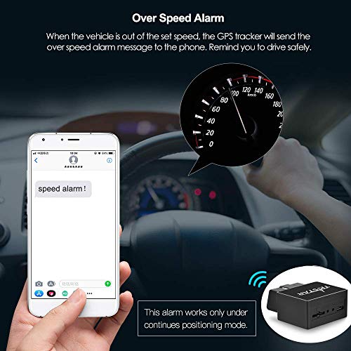 TKSTAR GPS Tracker, OBD Car GPS Tracker Vehicle Real Time Tracking...