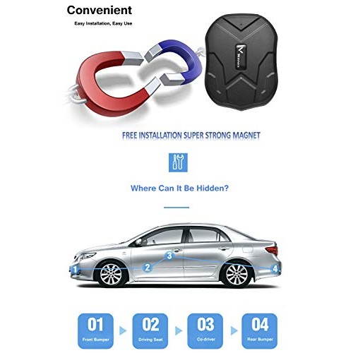 GPS Tracker for Vehicles Hidden Magnetic Vehicles GPS Tracker Loca...