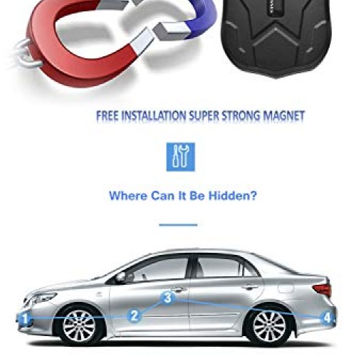 GPS Tracker for Vehicles Hidden Magnetic Vehicles GPS Tracker Loca...