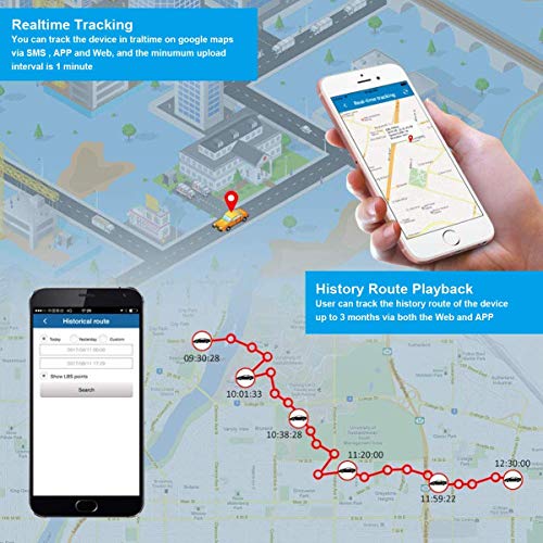 Mini GPS Tracker for Kids Magnetic GPS Tracking Device Hidden Real...
