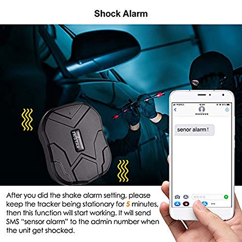 TKSTAR GPS Tracker,GPS Tracker for Vehicles Waterproof Real Time C...