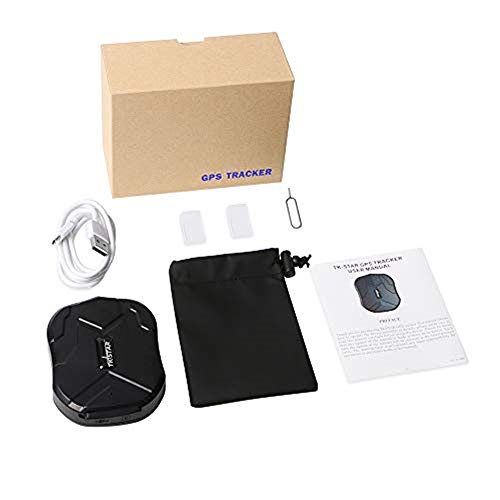 TKSTAR GPS Tracker,GPS Tracker for Vehicles Waterproof Real Time C...