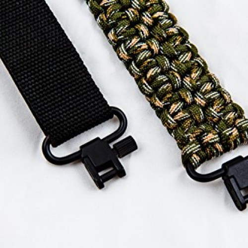 TLO Outdoors Paracord Sling - Tactical 2-Point Rifle Sling, Ex...