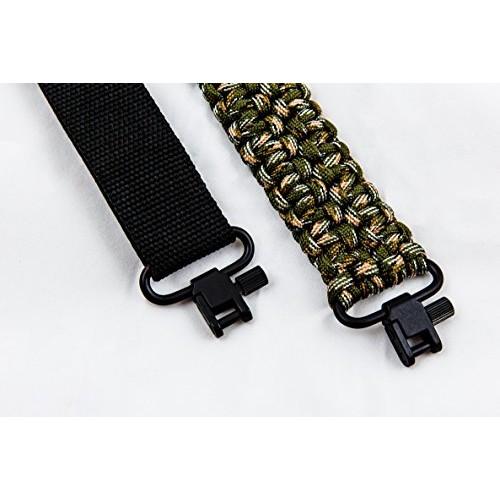 TLO Outdoors Paracord Sling - Tactical 2-Point Rifle Sling, Ex...