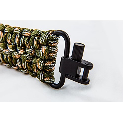 TLO Outdoors Paracord Sling - Tactical 2-Point Rifle Sling, Ex...