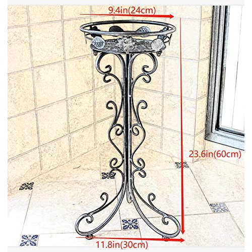 Metal Tall Plant Stand Indoor/Outdoor,Iron Flower Pot Holder Small...