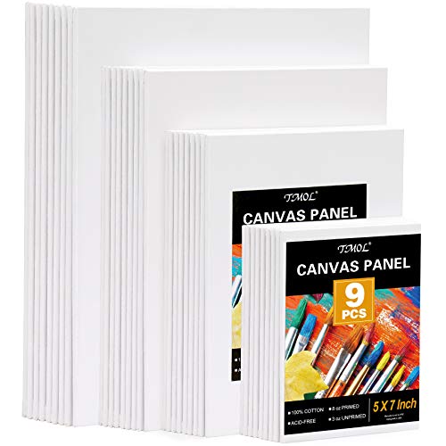 Painting Canvas Panels Multi Pack- 5x7,8x10,9x12,11x14 9 of E...