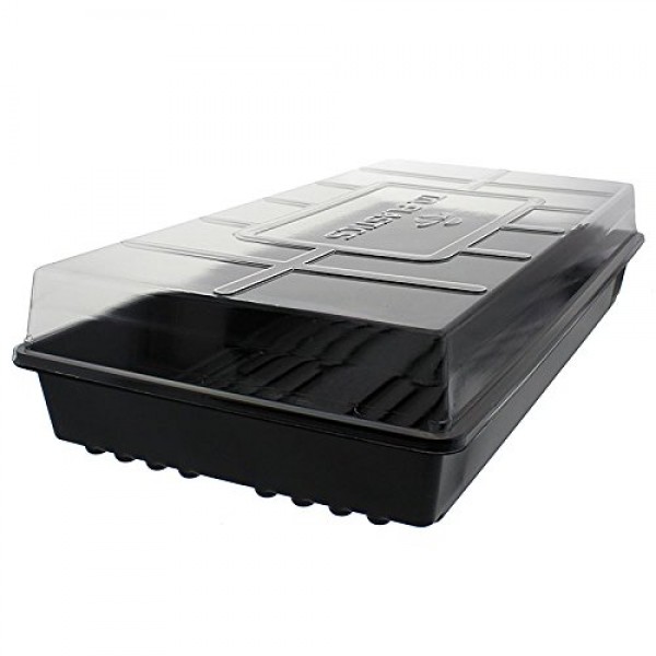 1020 No Hole Trays with Humidity Dome, 10 each