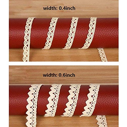 ToBeIT Cotton Lace Trim Approx 33 Yard DIY Craft Delicate Ribbon S...