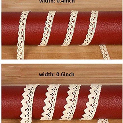 ToBeIT Cotton Lace Trim Approx 33 Yard DIY Craft Delicate Ribbon S...