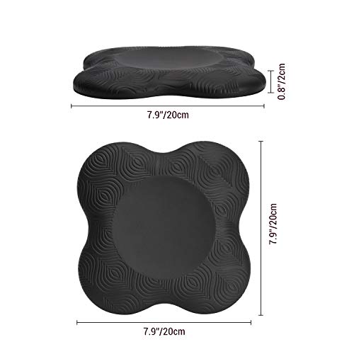 TOBWOLF 2PCS Yoga Knee Pad, Soft Foam Yoga Kneeling Mat, Non Slip ...