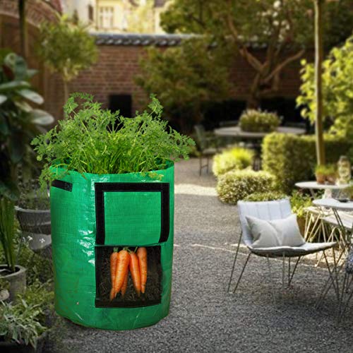 Todoing Garden Potato Grow Bag, 4Pack10Gallon Grow Bags with Acces...
