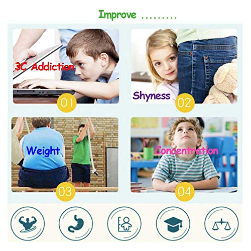 Todos Aman Foldable Flashing LED Skip Swing Jumping Wheel, Cool, H...