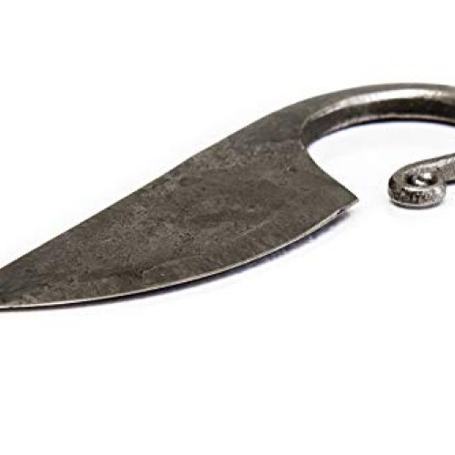 Original Gift, Celtic Pocket Knife, Hand Forged Knife.Hardened Bla...