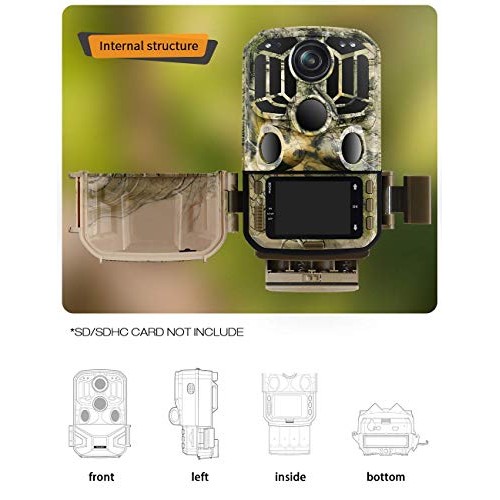 TOGUARD WiFi Trail Camera 20MP 1296P Game Camera Motion Activated ...