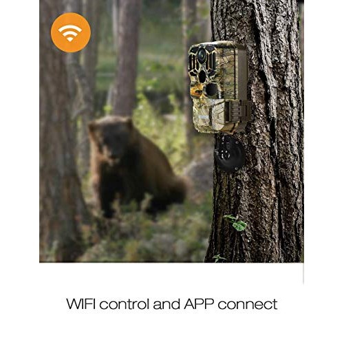 TOGUARD WiFi Trail Camera 20MP 1296P Game Camera Motion Activated ...