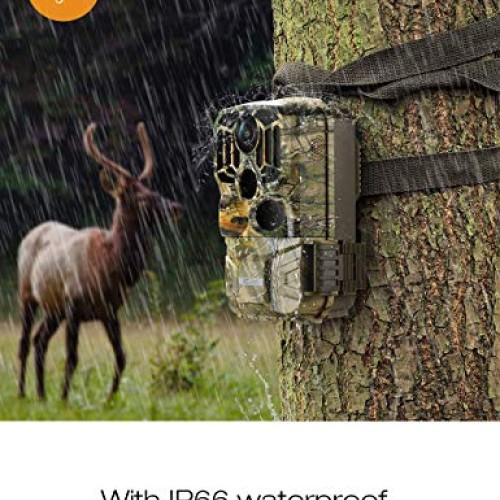 TOGUARD WiFi Trail Camera 20MP 1296P Game Camera Motion Activated ...
