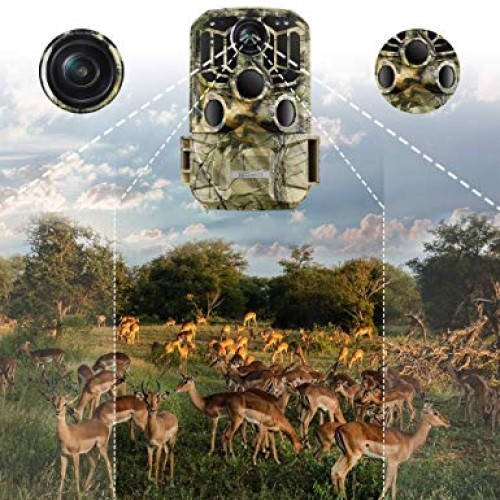 TOGUARD WiFi Trail Camera 20MP 1296P Game Camera Motion Activated ...