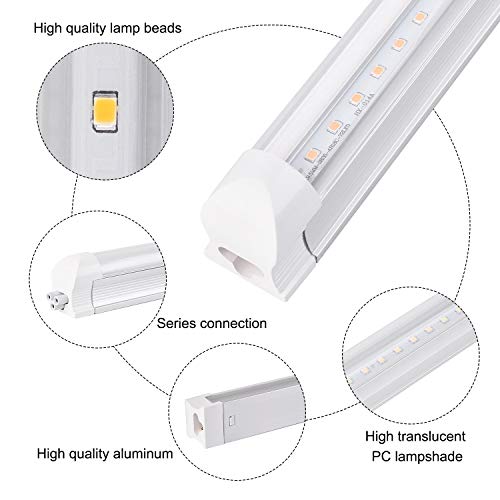 TOHUU 2FT T8 LED Grow Light Bar,9W Plant Grow Light Tube Full Spec...