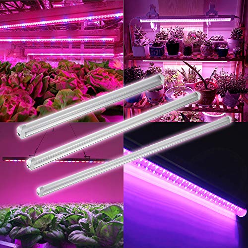 TOHUU 2FT T8 LED Grow Light Bar,9W Plant Grow Light Tube Full Spec...