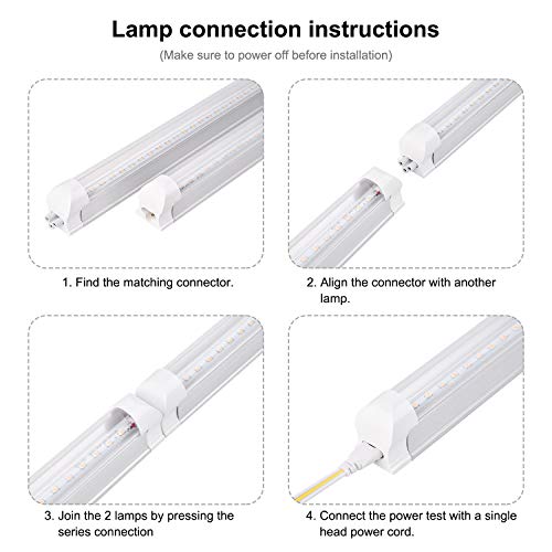 TOHUU 2FT T8 LED Grow Light Bar,9W Plant Grow Light Tube Full Spec...