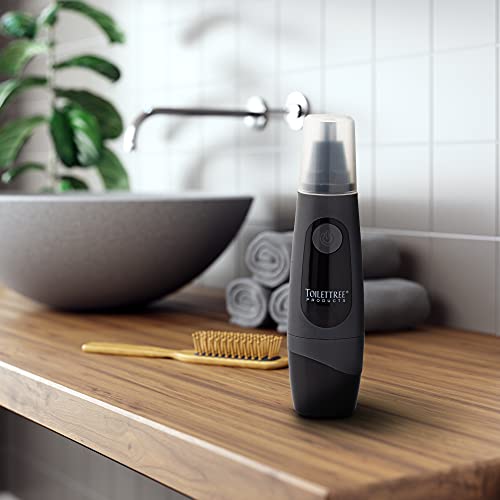 ToiletTree Products Water Resistant Nose and Ear Hair Trimmer with...
