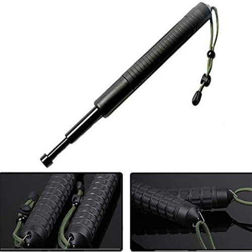 TOKONG Outdoor Tool, Expandable Climbing Stick Black