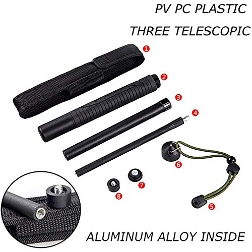 TOKONG Outdoor Tool, Expandable Climbing Stick Black