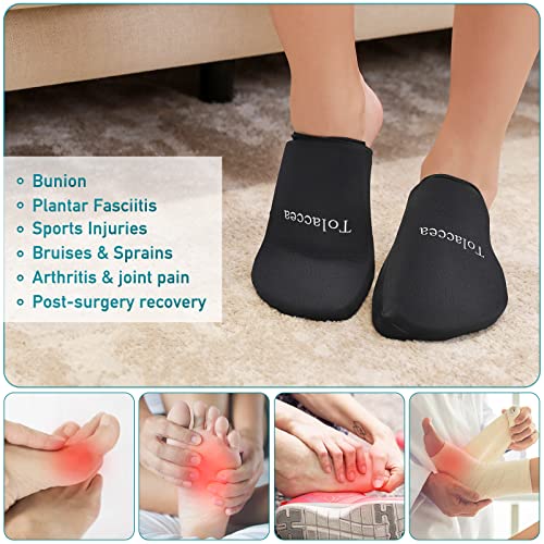 Foot Ice Pack for Toes,Reusable Gel Ice Pack for Hot and Cold Ther...