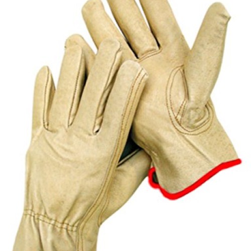 12 Pair Small Leather Work Gloves. Ideal Hand Protection all Envir...