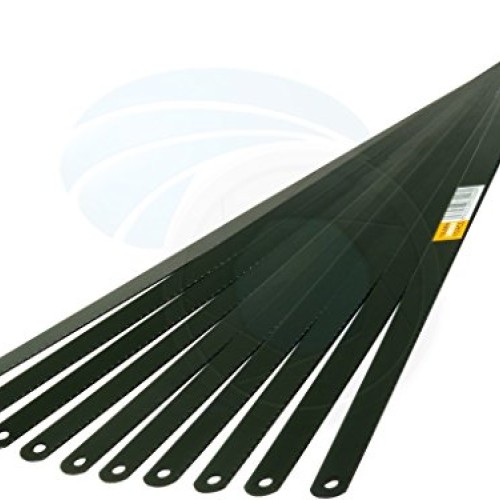 10pcs 12in 24TPI Hack Saw Carbon Steel Metal Blades Replacement Blade