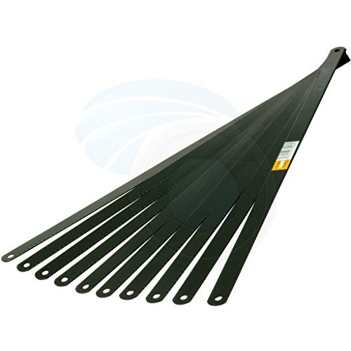 10pcs 12in 24TPI Hack Saw Carbon Steel Metal Blades Replacement Blade