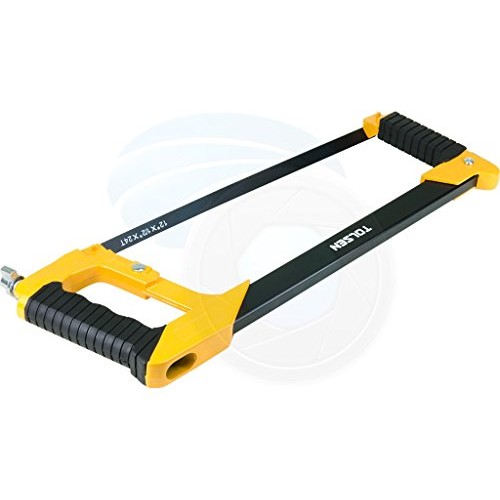 12inch 300mm Aluminum Hack Saw Handsaw Frame Blade Dual Rubber Han...