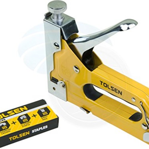 Heavy Duty Chrome 3 Way Stapler Staple Nailer Crown U-Shape Nails