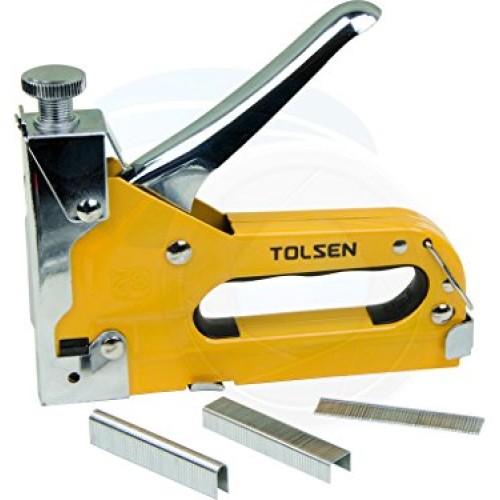 Heavy Duty Chrome 3 Way Stapler Staple Nailer Crown U-Shape Nails