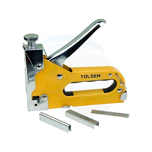 Heavy Duty Chrome 3 Way Stapler Staple Nailer Crown U-Shape Nails
