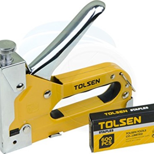 Heavy Duty Chrome 3 Way Stapler Staple Nailer Crown U-Shape Nails