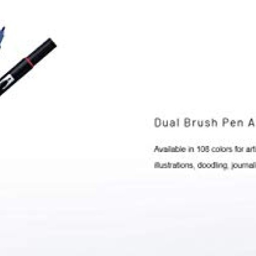 Tombow 56187 Dual Brush Pen Art Markers, Pastel, 10-Pack. Blendabl...