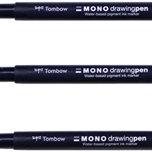 Tombow 66403 MONO Drawing Pen, 3-Pack. Create Precise, Detailed Dr...