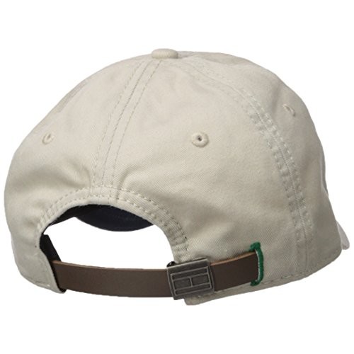 Tommy Hilfiger Mens Logo Dad Baseball Cap, Tommy Stone, One Size