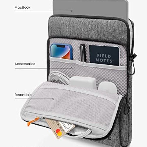 tomtoc 360 Protective Laptop Shoulder Bag Designed for 16-inch New...