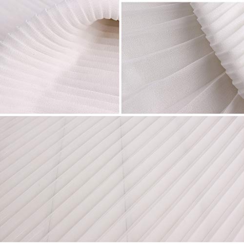 Tong Gu 39 Inch Pleated Chiffon Fabric Material Dress Skirt Cloth ...