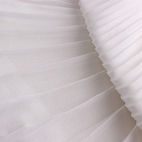 Tong Gu 39 Inch Pleated Chiffon Fabric Material Dress Skirt Cloth ...