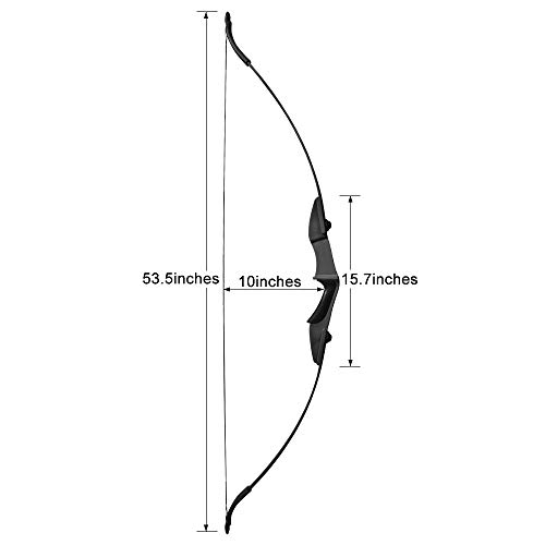 Tongtu 53.5 Takedown Recurve Bow and Arrows for Adult Teens Arche...